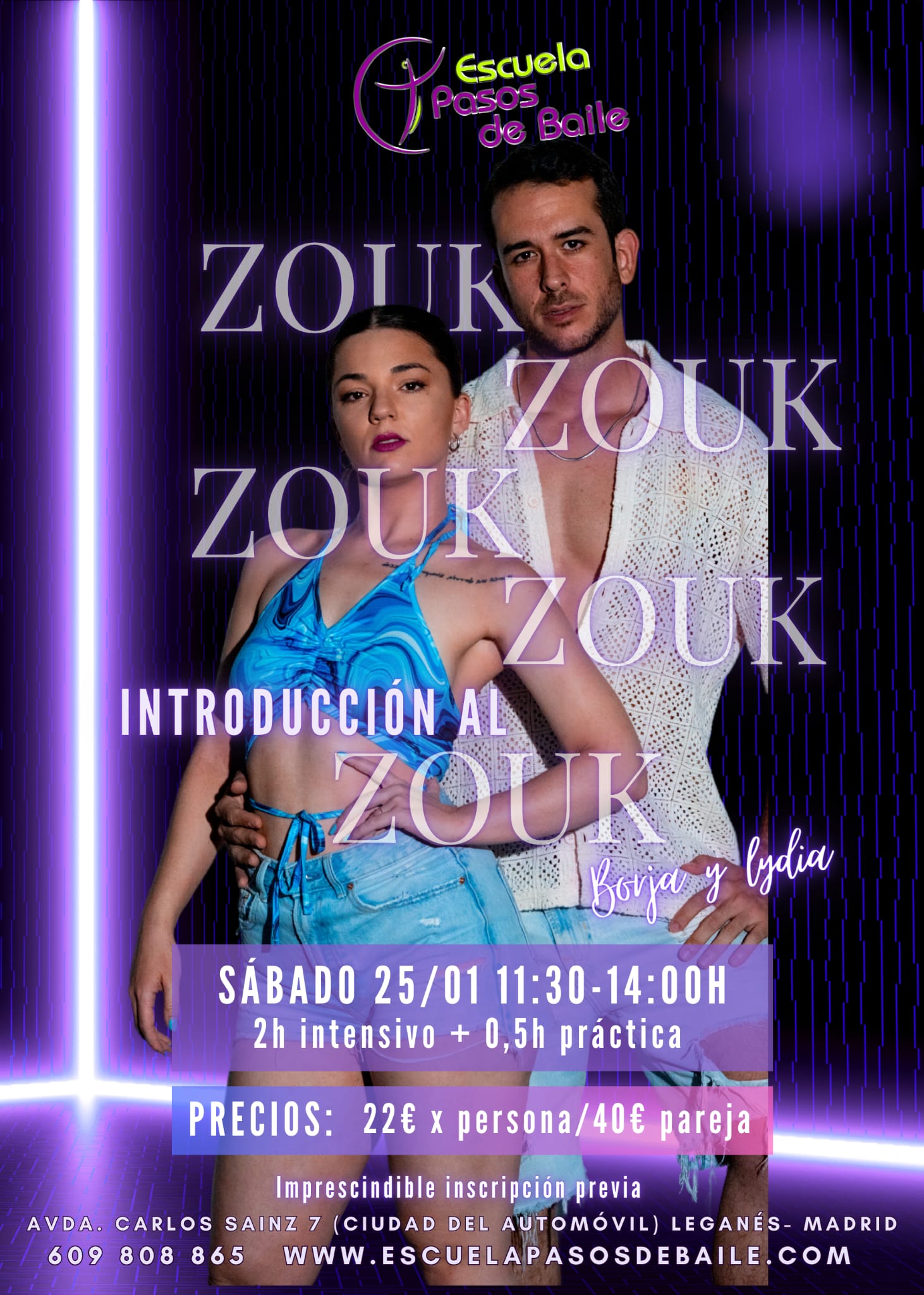 El zouk llega a Pasos de baile