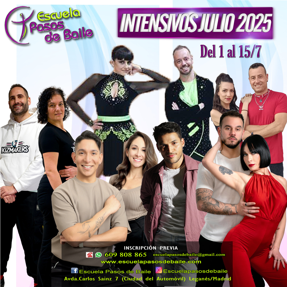 intensivos Verano 2025 Pasos de baile